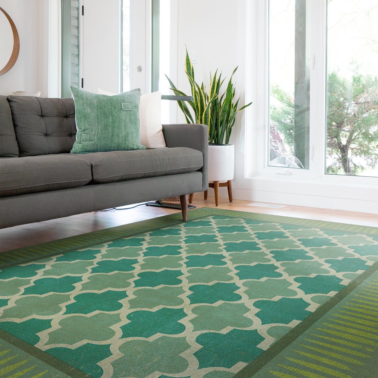 Vintage Vinyl Rug - Pattern 10 - Aladdin