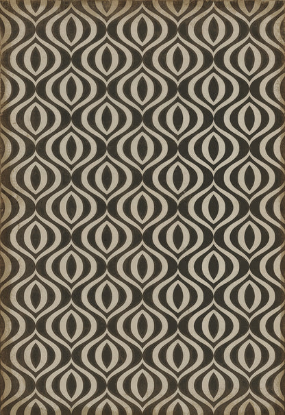 Vintage Vinyl Rug - Pattern 15 - Istanbul