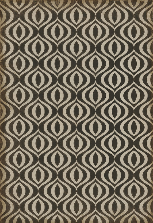 Vintage Vinyl Rug - Pattern 15 - Istanbul