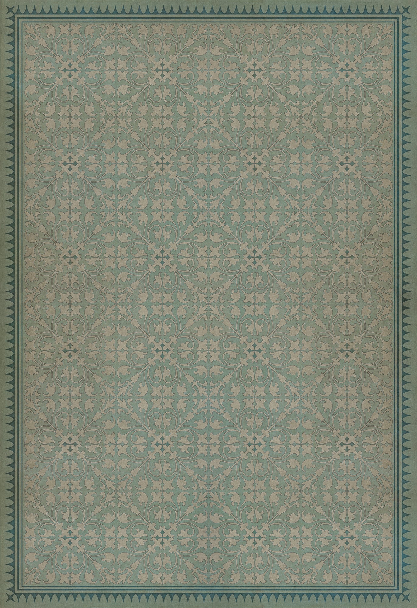 Vintage Vinyl Rug - Pattern 21 - Alice in Wonderland