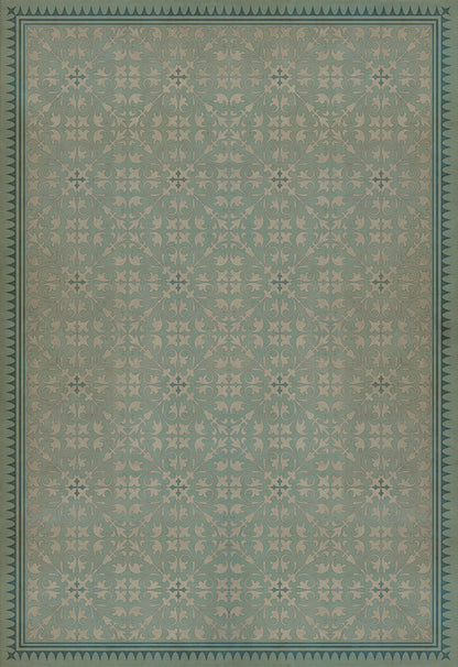 Vintage Vinyl Rug - Pattern 21 - Alice in Wonderland