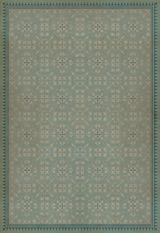 Vintage Vinyl Rug - Pattern 21 - Alice in Wonderland