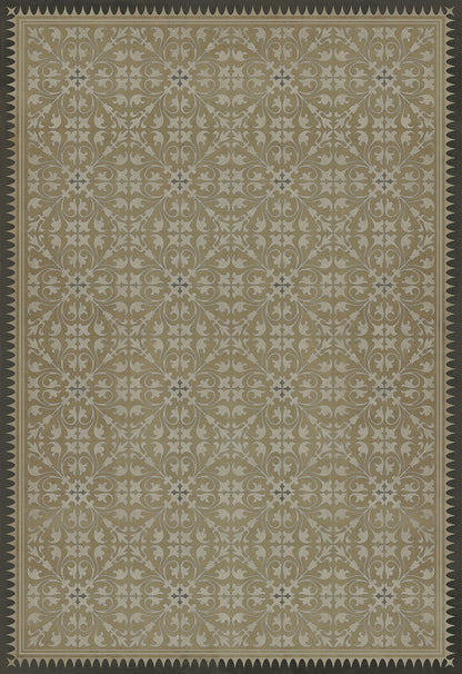 Vintage Vinyl Rug - Pattern 21 - Dinah