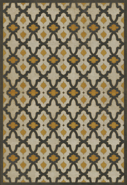 Vintage Vinyl Rug - Pattern 31 - Rajha