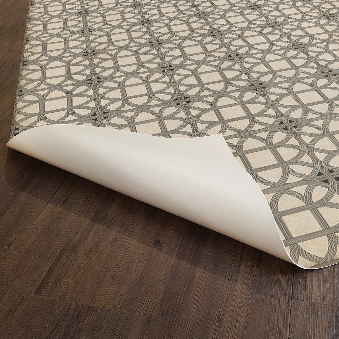 Vintage Vinyl Rug - Lamerie Lattice - Joseph Ward