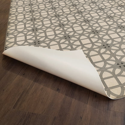 Vintage Vinyl Rug - Lamerie Lattice - Joseph Ward