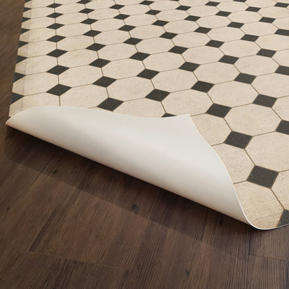Vintage Vinyl Rug - Octagons - Adams
