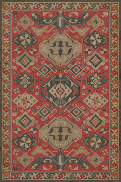 Vintage Vinyl Rug - Traditional - All Spice