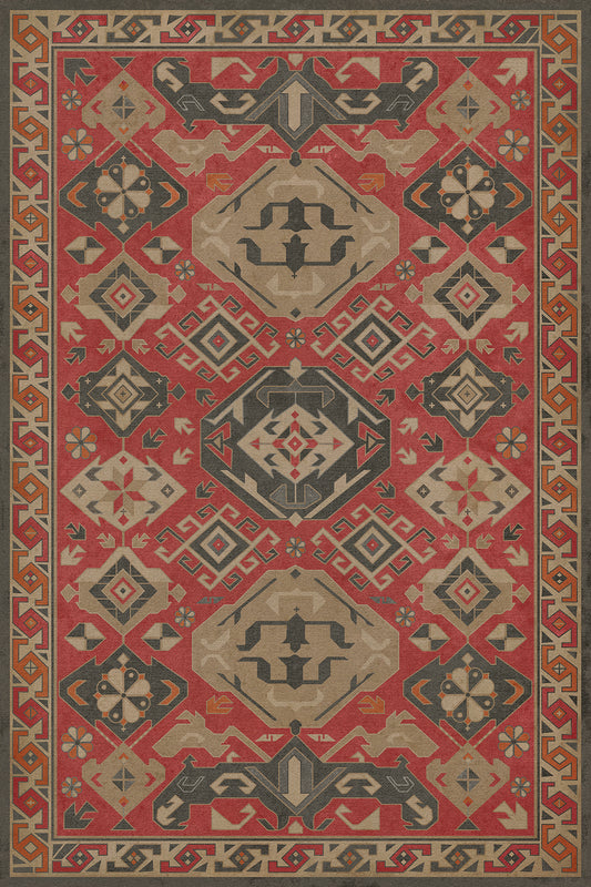 Vintage Vinyl Rug - Traditional - All Spice