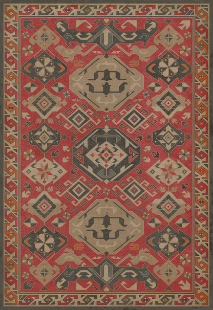 Vintage Vinyl Rug - Traditional - All Spice
