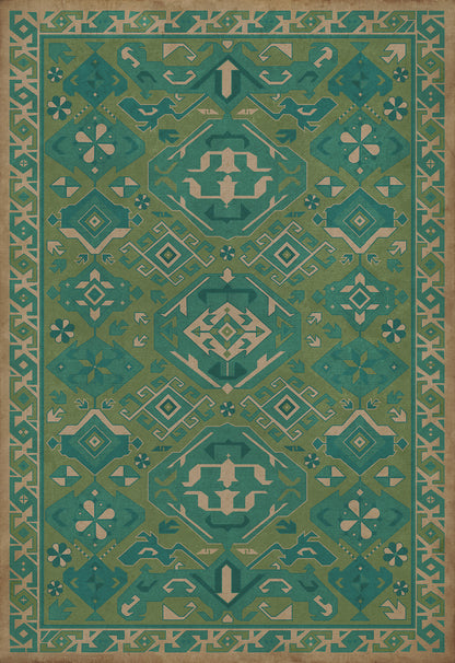 Vintage Vinyl Rug - Traditional - Mint
