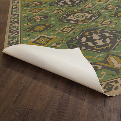 Vintage Vinyl Rug - Traditional - Sage