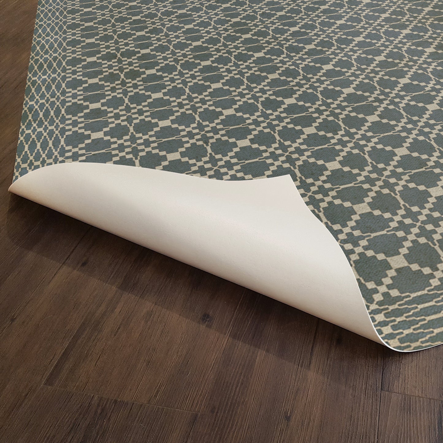 Vintage Vinyl Rug - Woven - Albemarle Est 1744