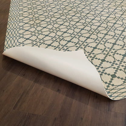 Vintage Vinyl Rug - Woven - Augusta Est 1738
