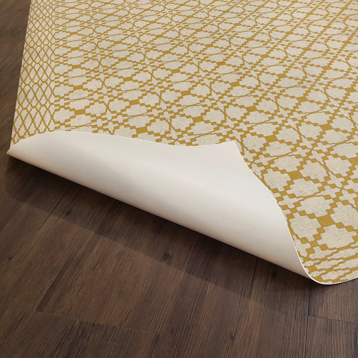 Vintage Vinyl Rug - Woven - Fairfax Est 1742