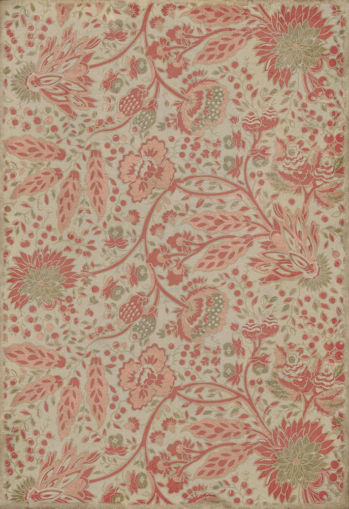 Vintage Vinyl Rug - Garden Gate - On Imagination