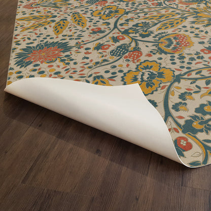 Vintage Vinyl Rug - Garden Gate - The Owl And The Sparrow