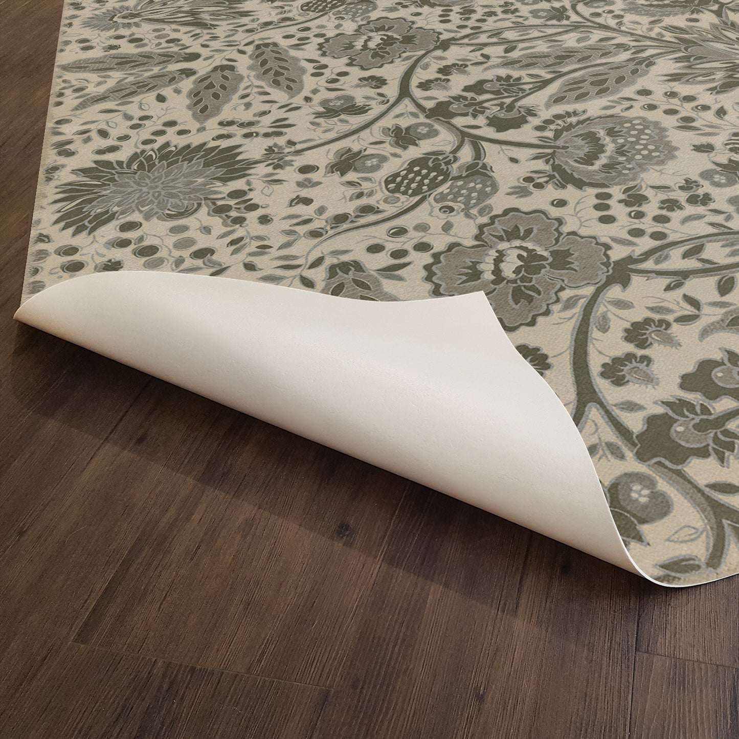 Vintage Vinyl Rug - Garden Gate - The Skeleton in Armor