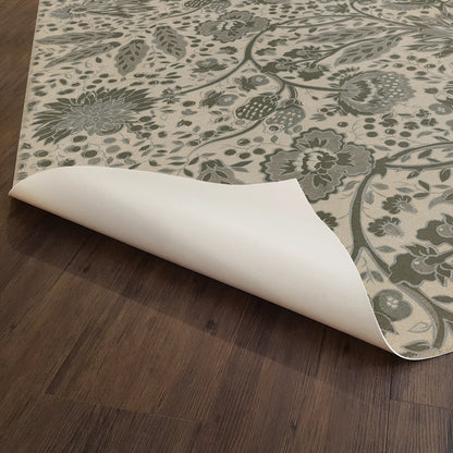 Vintage Vinyl Rug - Garden Gate - The Skeleton in Armor