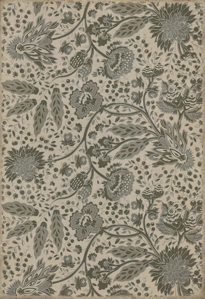 Vintage Vinyl Rug - Garden Gate - The Skeleton in Armor