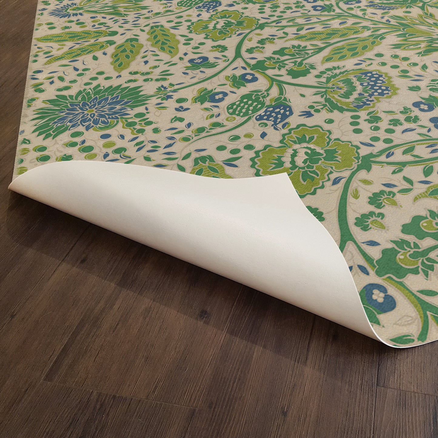 Vintage Vinyl Rug - Garden Gate - The West Wind