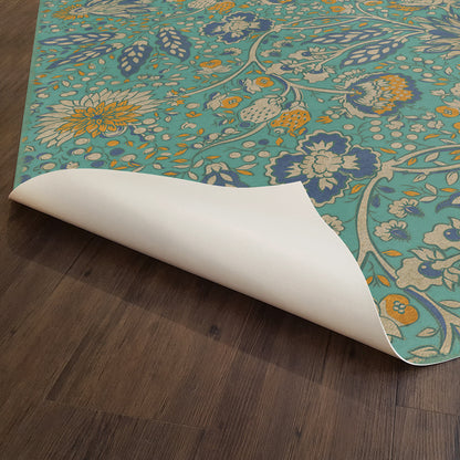 Vintage Vinyl Rug - Garden Gate - There is another sky