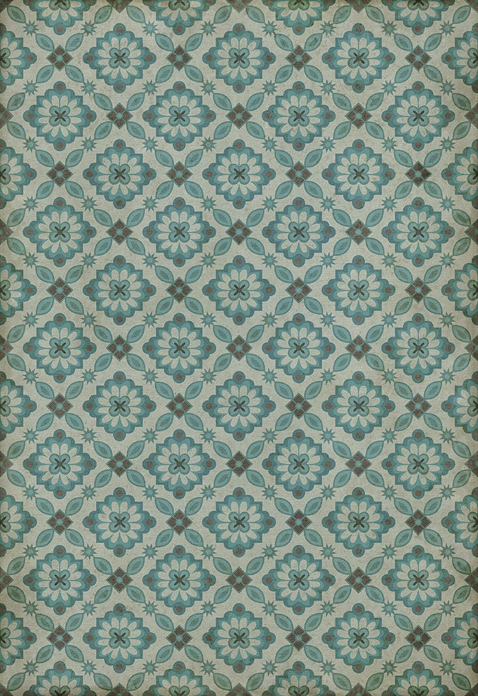 Vintage Vinyl Rug - Bookbinder - Purdie