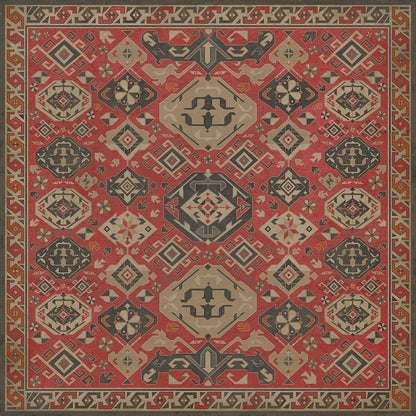Vintage Vinyl Rug - Traditional - All Spice
