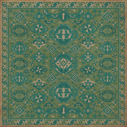 Vintage Vinyl Rug - Traditional - Mint
