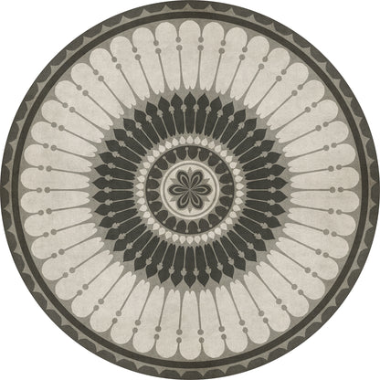 Vintage Vinyl Rug - Pattern 83 - Pirouette