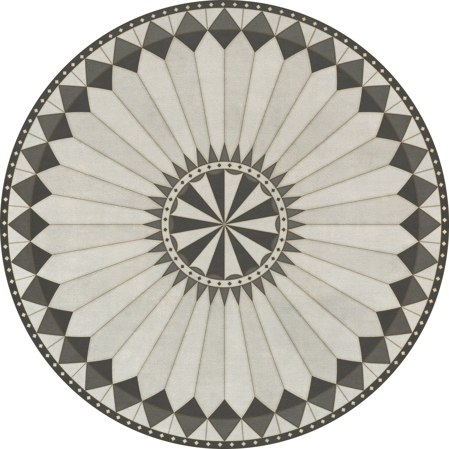 Vintage Vinyl Rug - Pattern 84 - Charleston