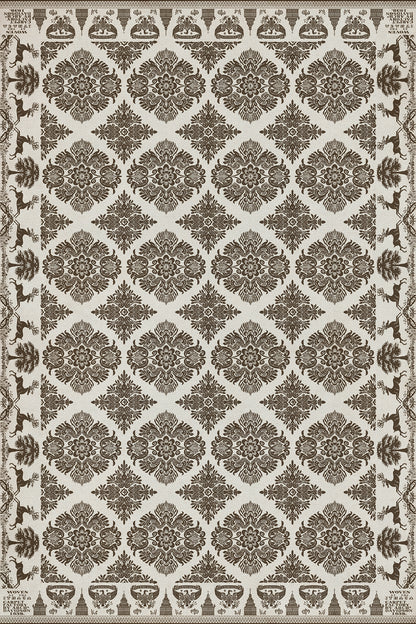 Vintage Vinyl Rug - Archibald - The Ancient Bard