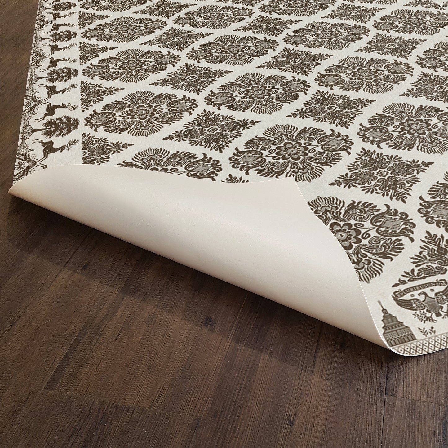 Vintage Vinyl Rug - Archibald - The Ancient Bard