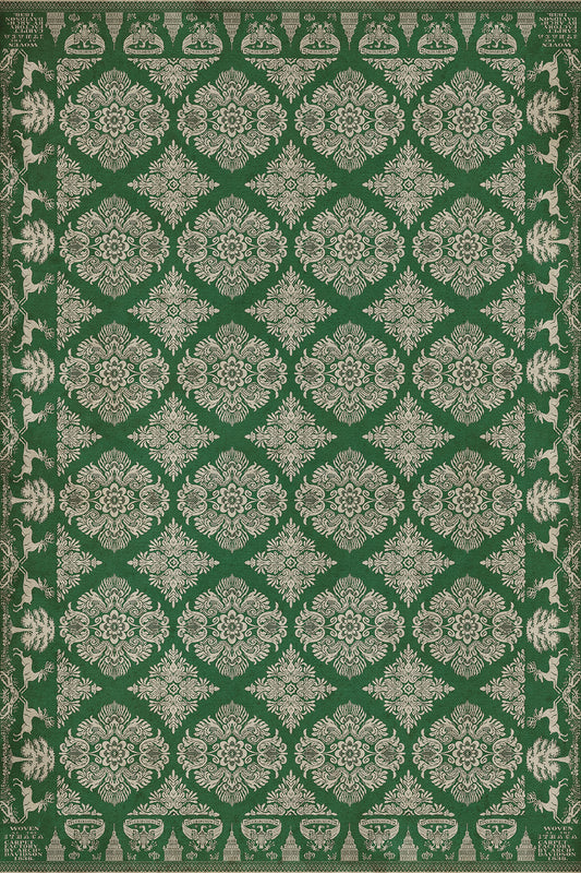 Vintage Vinyl Rug - Archibald - The Echoing Green