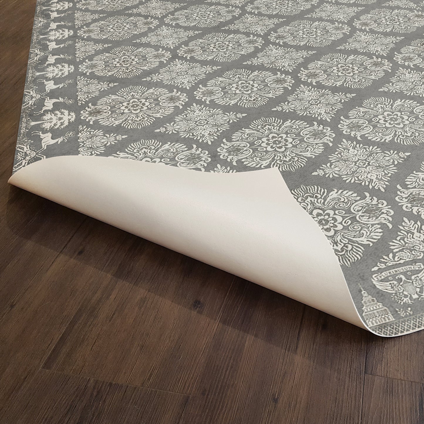 Vintage Vinyl Rug - Archibald - The Grey Monk