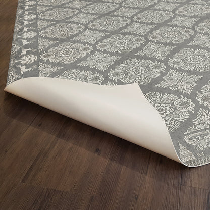 Vintage Vinyl Rug - Archibald - The Grey Monk