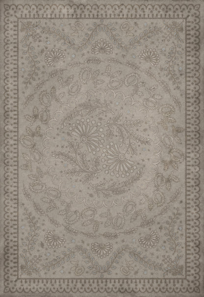 Vintage Vinyl Rug - Cozens - The Foggy Foggy Dew