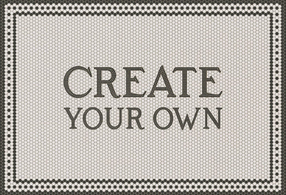 Vintage Vinyl Rug - Create Your Own - Customized 8th Avenue