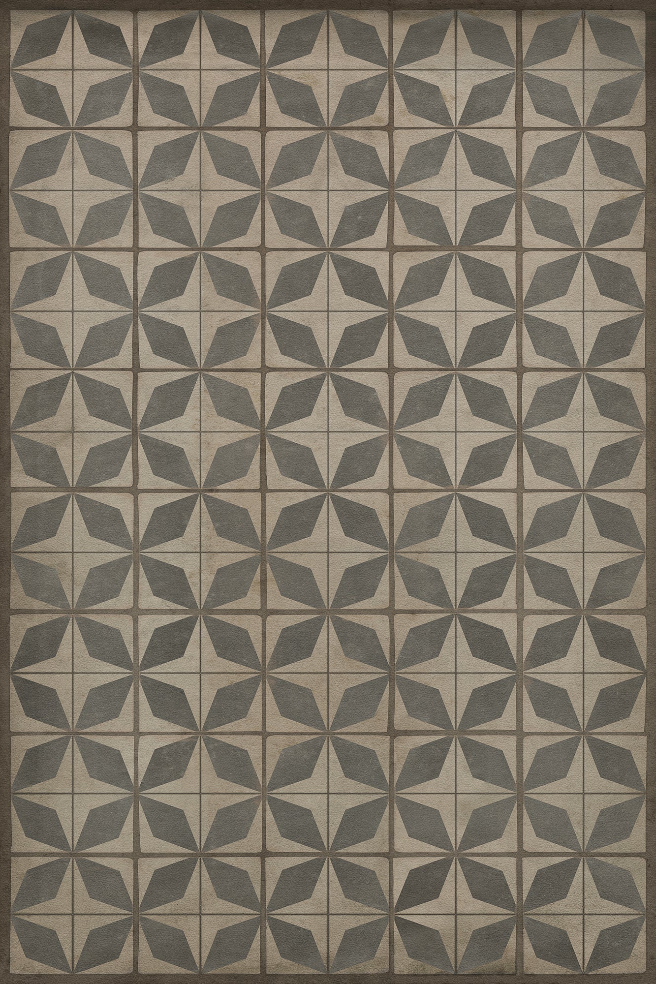 Vintage Vinyl Rug - Pattern 54 - Galactic