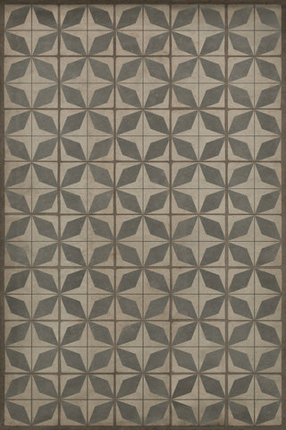 Vintage Vinyl Rug - Pattern 54 - Galactic