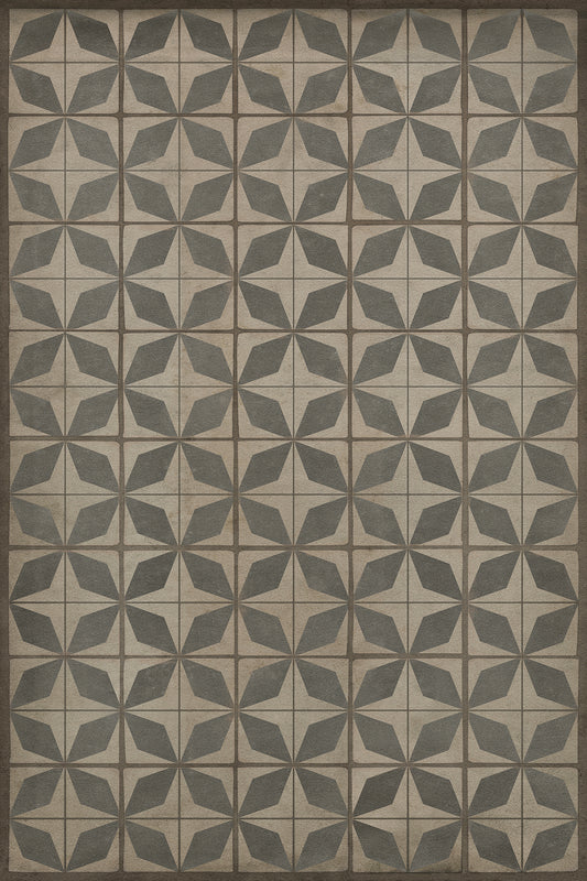 Vintage Vinyl Rug - Pattern 54 - Galactic