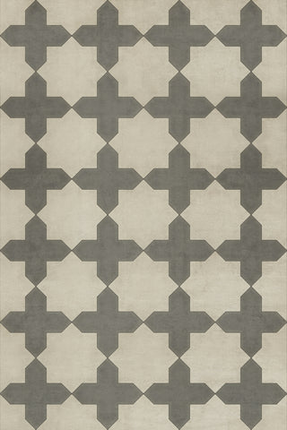 Vintage Vinyl Rug - Pattern 23 - Simple as Doves