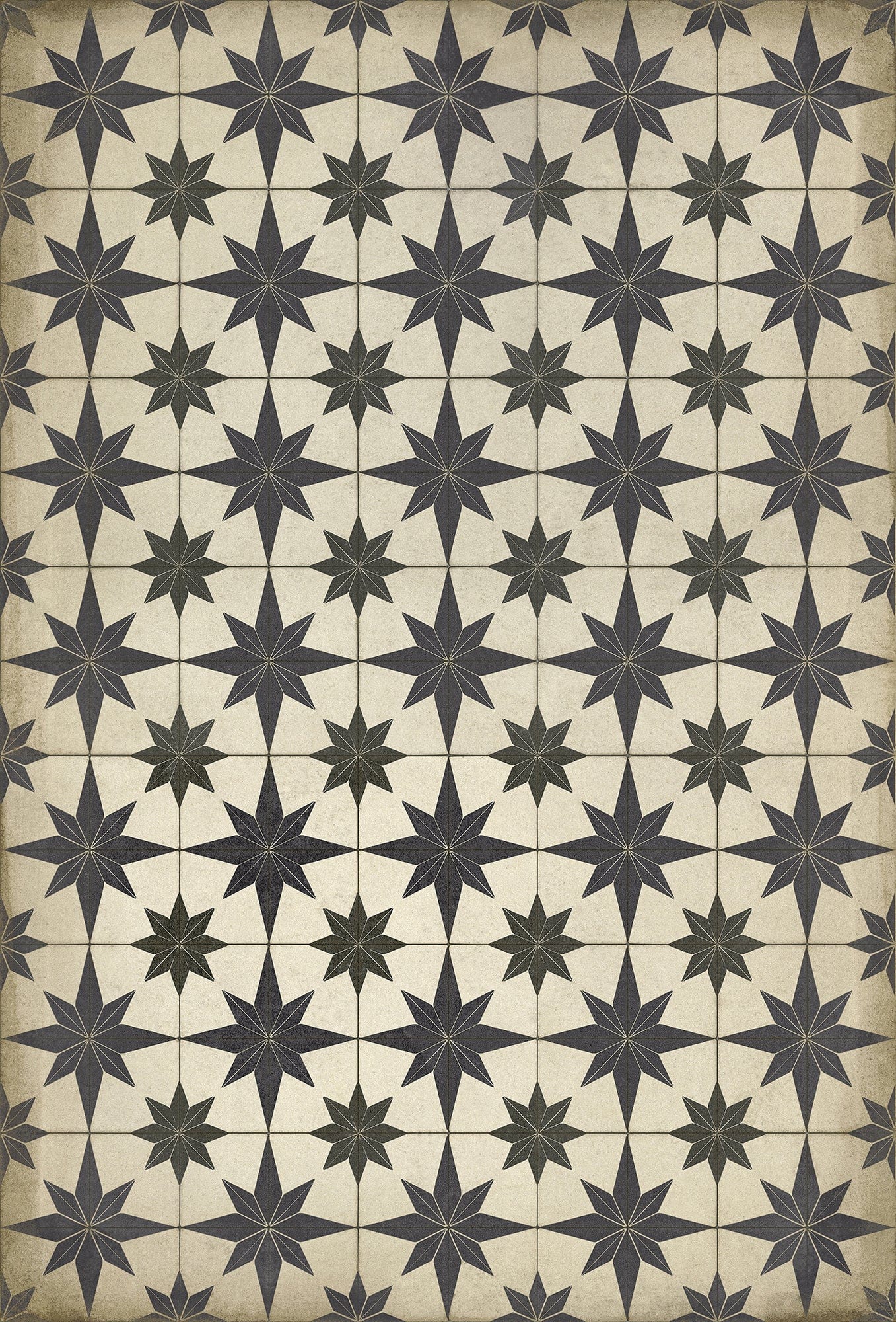 Vintage Vinyl Rug - Pattern 20 - Astraea