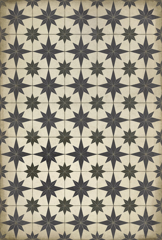Vintage Vinyl Rug - Pattern 20 - Astraea