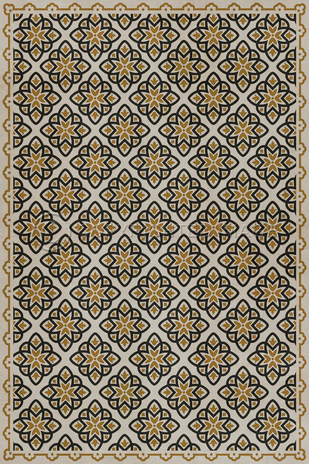Vintage Vinyl Rug - Pattern 45 - Auratus