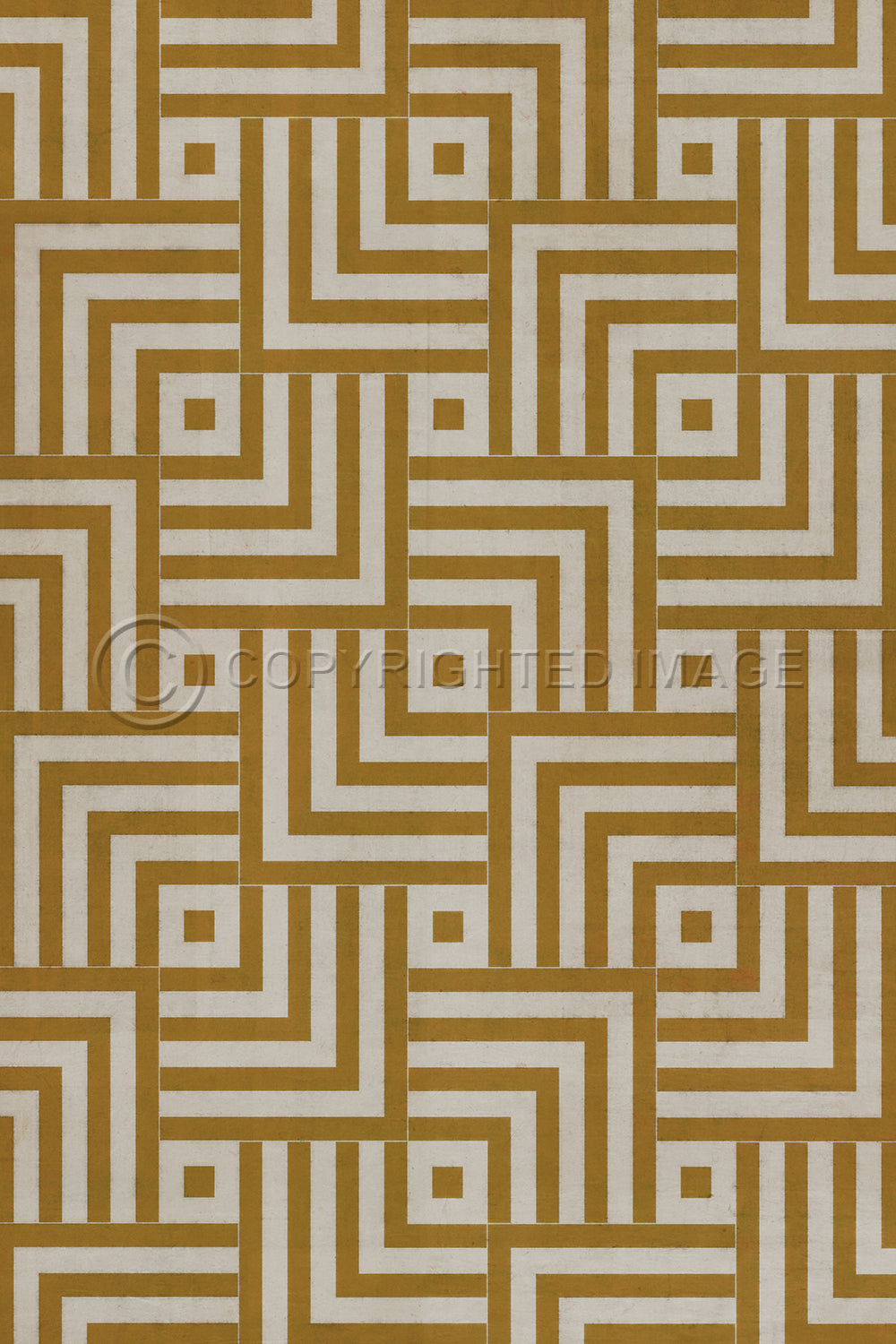 Vintage Vinyl Rug - Pattern 60 - Retroversion