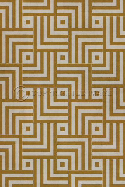 Vintage Vinyl Rug - Pattern 60 - Retroversion