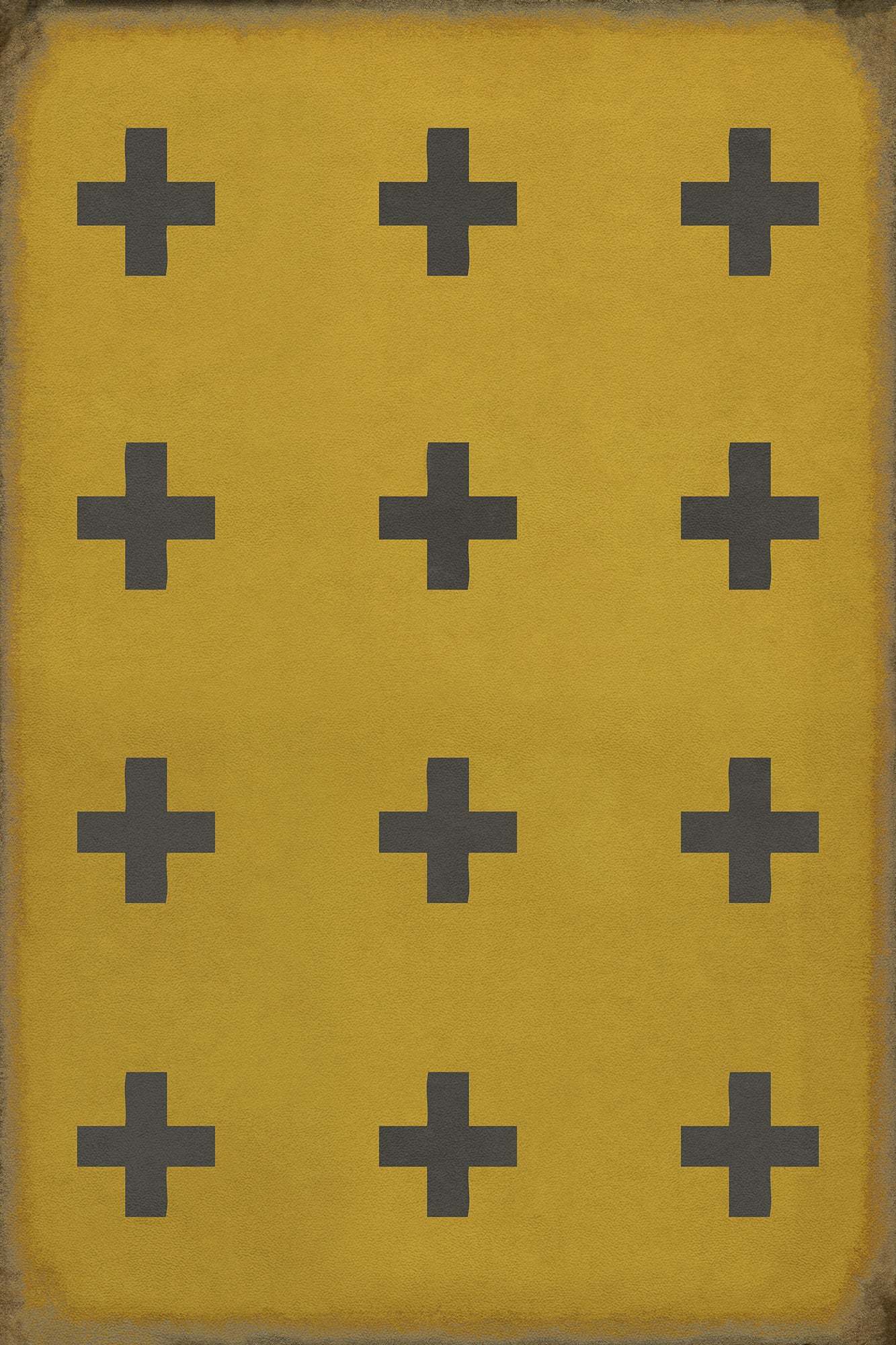Vintage Vinyl Rug - Pattern 24 - Crete