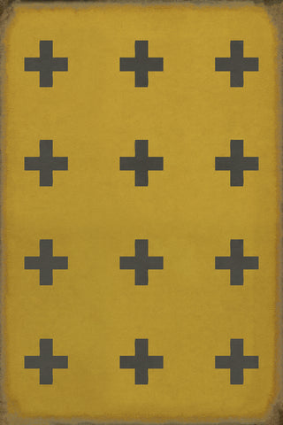 Vintage Vinyl Rug - Pattern 24 - Crete