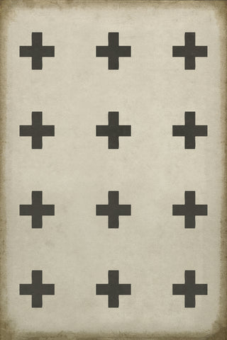 Vintage Vinyl Rug - Pattern 24 - Ithaca
